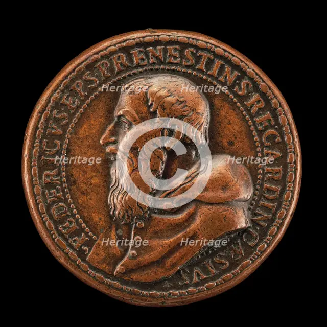 Cardinal Federico Cesi, Bishop of Palestrina [obverse], 1561. Creator: Gian Federigo Bonzagna.