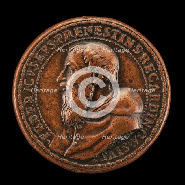 Cardinal Federico Cesi, Bishop of Palestrina [obverse], 1561. Creator: Gian Federigo Bonzagna.