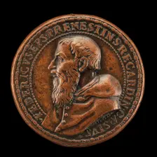 Cardinal Federico Cesi, Bishop of Palestrina [obverse], 1561. Creator: Gian Federigo Bonzagna