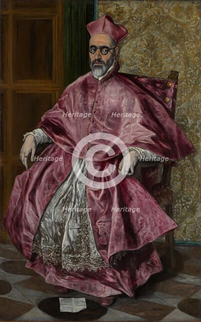 Cardinal Fernando Niño de Guevara (1541-1609), ca. 1600. Creator: El Greco.