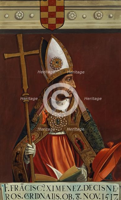 Cardinal Francisco Jiménez de Cisneros, c1878. Creator: Matias Moreno.