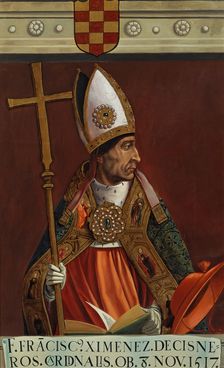 Cardinal Francisco Jiménez de Cisneros, c1878. Creator: Matias Moreno