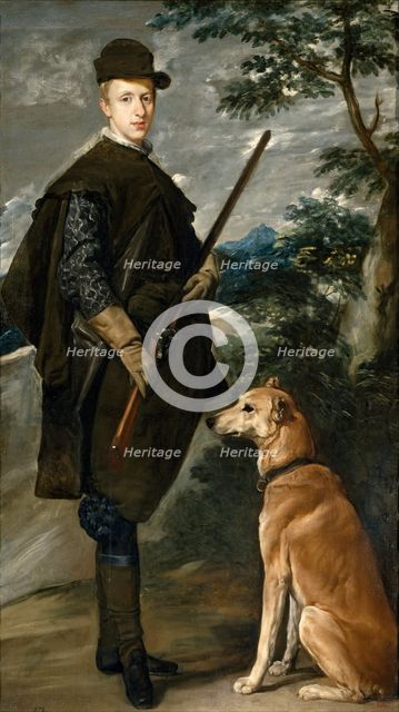 Cardinal-Infante Ferdinand of Austria, in Hunting Dress, between c1632 and c1634d. Creator: Diego Velasquez.