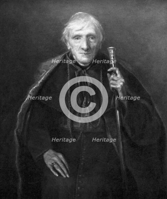 Cardinal John Henry Newman in old age, c1885.  Creator: Unknown.