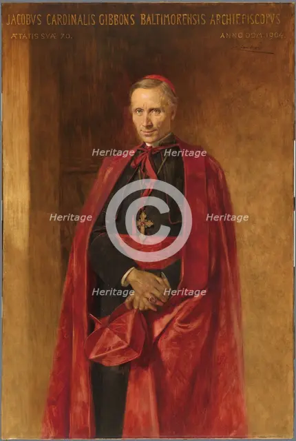 Cardinal James Gibbons, 1904. Creator: Theobald Chartran.