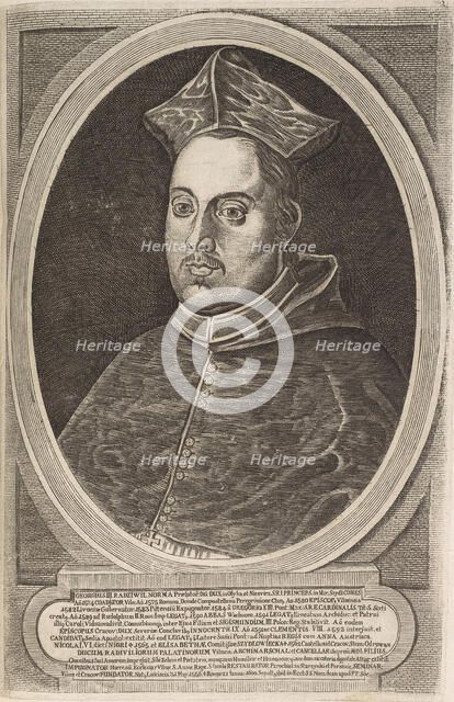 Cardinal Jerzy Radziwill (1556-1600). From: Icones Familiae Ducalis Radivilianae, 1758.