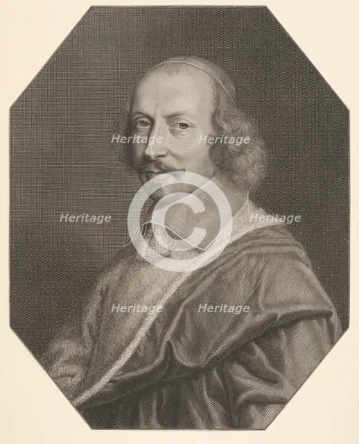 Cardinal Jules Mazarin, 1656. Creator: Robert Nanteuil.