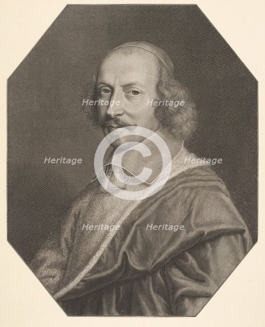 Cardinal Jules Mazarin, 1656. Creator: Robert Nanteuil.