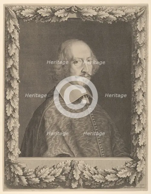 Cardinal Jules Mazarin, 1656. Creator: Robert Nanteuil.
