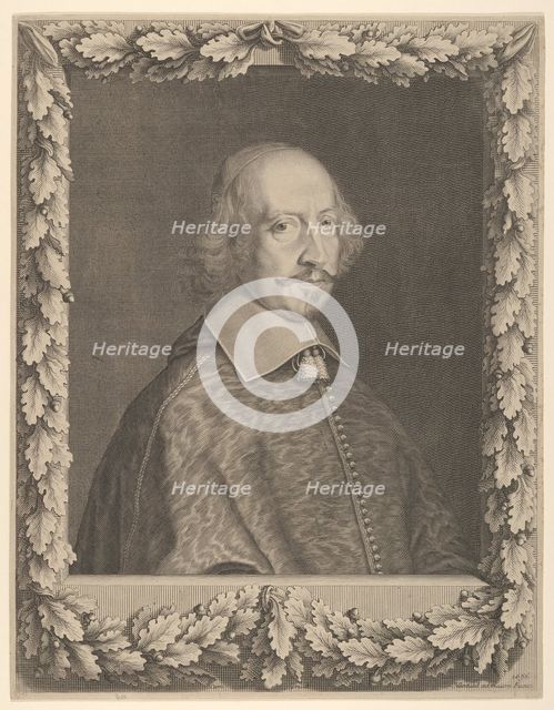 Cardinal Jules Mazarin, 1656. Creator: Robert Nanteuil.