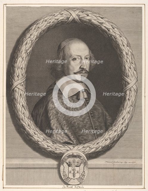 Cardinal Jules Mazarin, 1656. Creator: Robert Nanteuil.