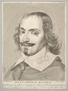 Cardinal Jules Mazarin. Creator: Claude Mellan