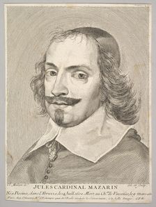 Cardinal Jules Mazarin. Creator: Claude Mellan