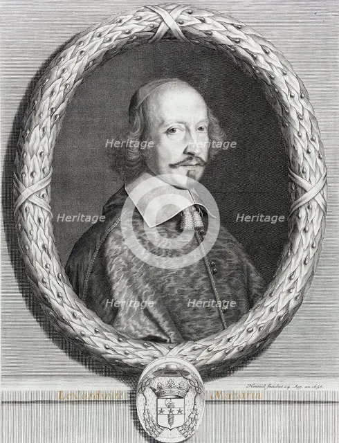 Cardinal Mazarin, 1656. Creator: Robert Nanteuil.