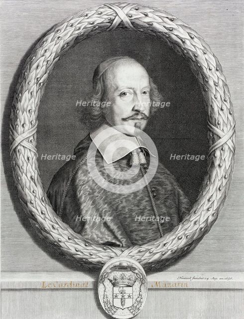 Cardinal Mazarin, 1656. Creator: Robert Nanteuil.