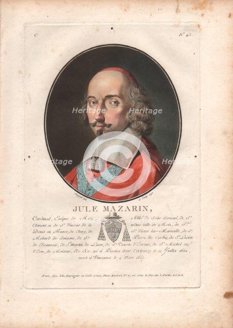 Cardinal Mazarin, 1790.