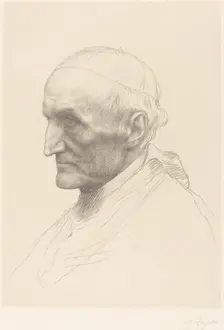 Cardinal Manning, 2nd plate. Creator: Alphonse Legros