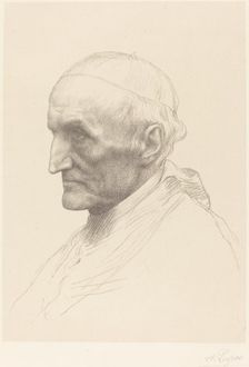 Cardinal Manning, 2nd plate. Creator: Alphonse Legros