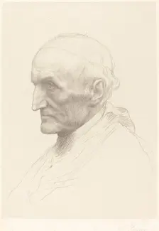 Cardinal Manning, 2nd plate. Creator: Alphonse Legros