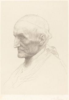Cardinal Manning, 2nd plate. Creator: Alphonse Legros