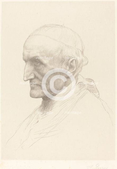 Cardinal Manning, 2nd plate. Creator: Alphonse Legros.
