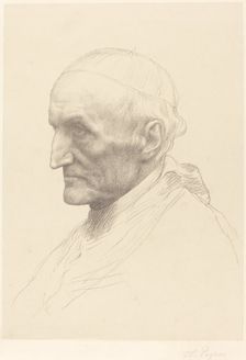 Cardinal Manning, 2nd plate. Creator: Alphonse Legros