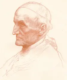 Cardinal Manning, ,c1857-1903, (c1903). Artist: Alphonse Legros