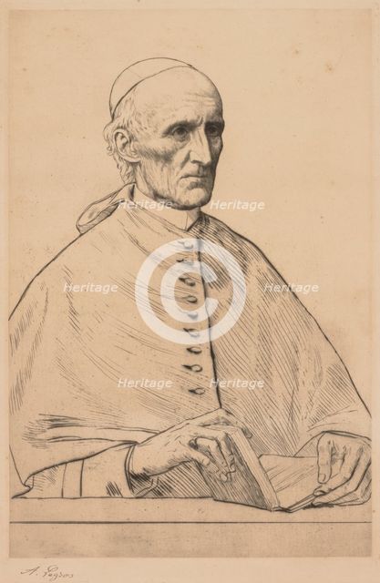 Cardinal Manning. Creator: Alphonse Legros (French, 1837-1911).