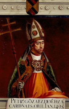 Cardinal Pedro González de Mendoza, c1877. Creator: Matias Moreno