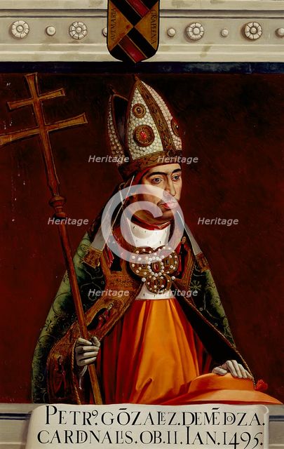 Cardinal Pedro González de Mendoza, c1877. Creator: Matias Moreno.