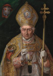 Cardinal Pedro Inguanzo Rivero, c1877. Creator: Matias Moreno