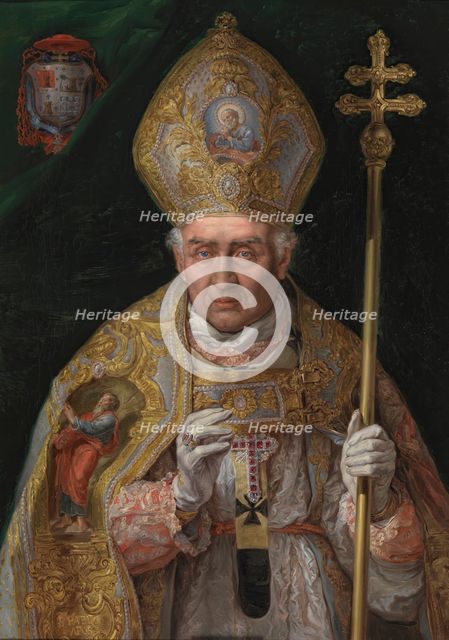 Cardinal Pedro Inguanzo Rivero, c1877. Creator: Matias Moreno.