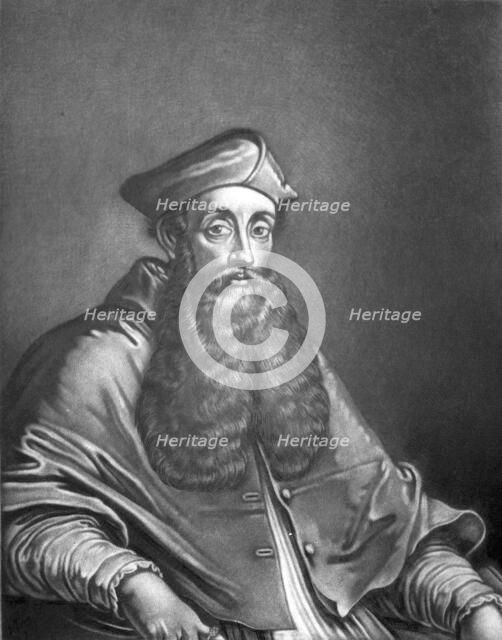 ''Cardinal Reginald Pole; Natus 1500', 1815. Creator: Robert Dunkarton.