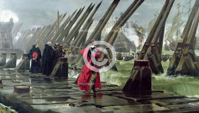 Cardinal Richelieu at the Siege of La Rochelle, 1881.