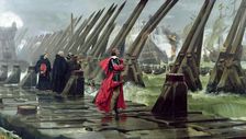 Cardinal Richelieu at the Siege of La Rochelle, 1881