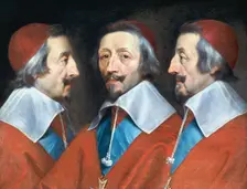 Cardinal Richelieu, French prelate and statesman, c1642. Artist: Philippe de Champaigne