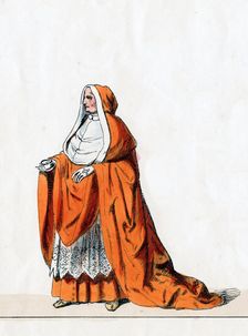 Cardinal Wolsey, costume design for Shakespeare's play, Henry VIII, 19th century