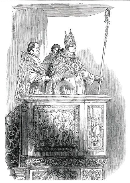 Cardinal Wiseman, Preaching, 1850. Creator: Unknown.