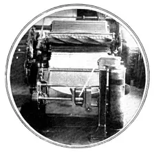 Carding, which transforms the lap into an untwisted strand, known as a sliver, 1909. Creator: Unknown