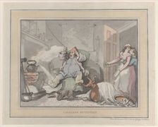 Careless Attention, February 1, 1789., February 1, 1789. Creator: Thomas Rowlandson