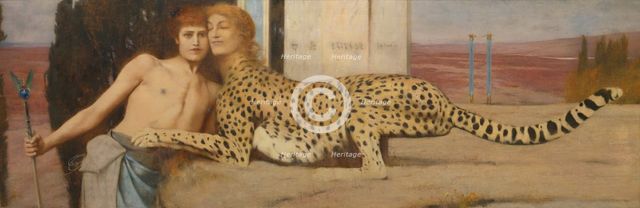 Caresses, 1896. Artist: Khnopff, Fernand (1858-1921)