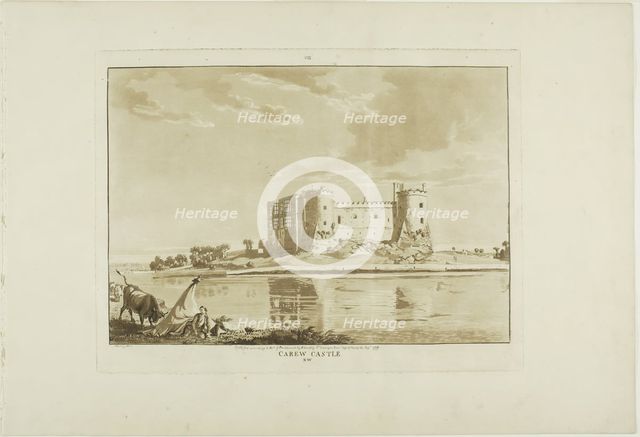 Carew Castle, 1776. Creator: Paul Sandby.