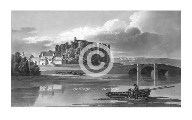Carew Castle, Pembrokeshire, c1817. Creator: Unknown.