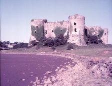 Carew Castle, Pembrokeshire, c1955. Creator: Arthur Charles Kirby Ware
