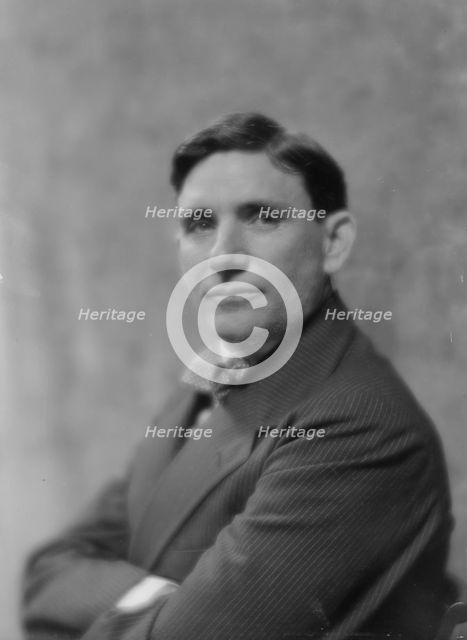 Carey, W.F., Mr., portrait photograph, 1916. Creator: Arnold Genthe.
