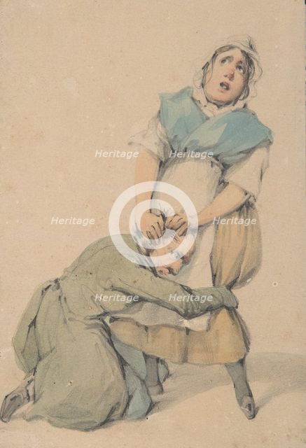 Caricature, 19th century. Creator: Anon.