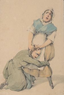 Caricature, 19th century. Creator: Anon