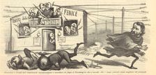 Caricature: Giuseppe Verdi and Teatro La Fenice, 1857