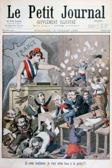 Caricature of the Chamber of Deputies, Paris, 1898. Artist: Henri Meyer