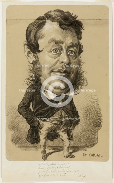 Caricature of a Man, n.d. Creator: Etienne Carjat.